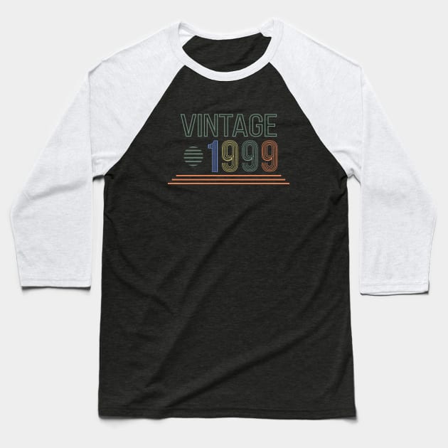 Vintage 1999 Original Design Baseball T-Shirt by AnjPrint